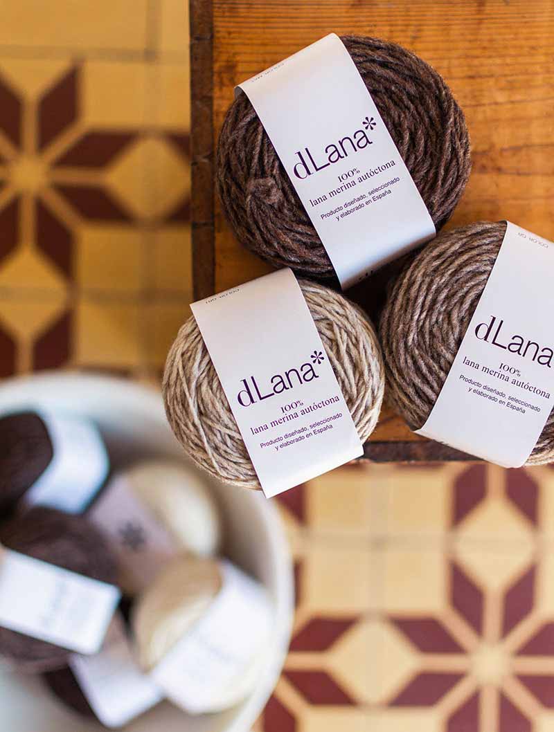Teje con la mejor lana merino autóctona española, suave y ligera
